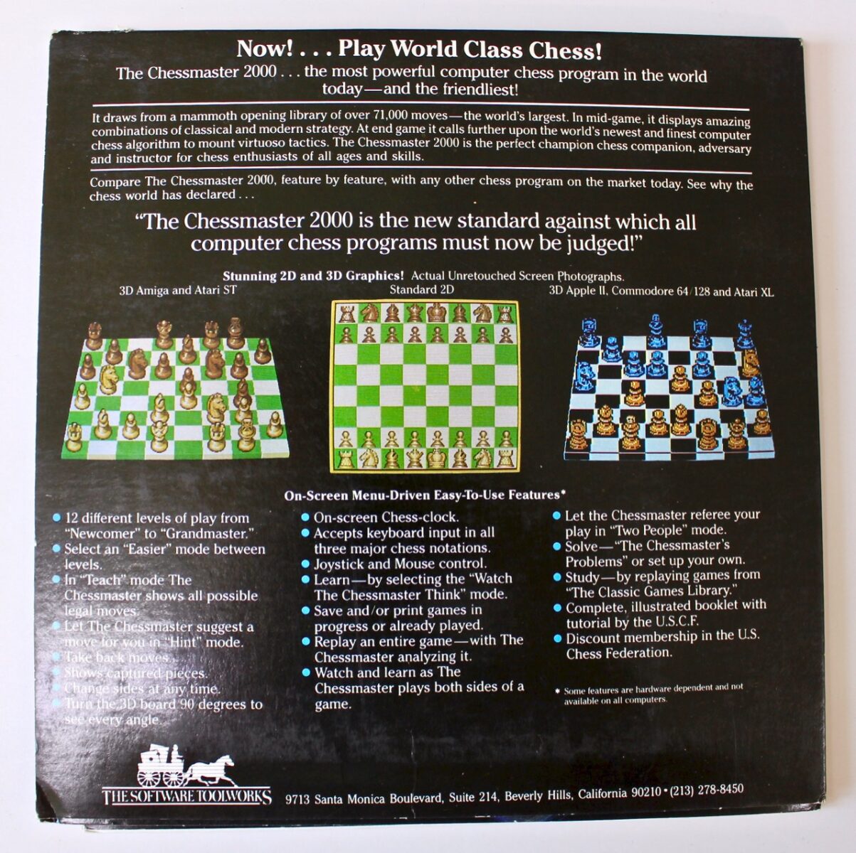 The Chessmaster 2000 - game for Apple II family