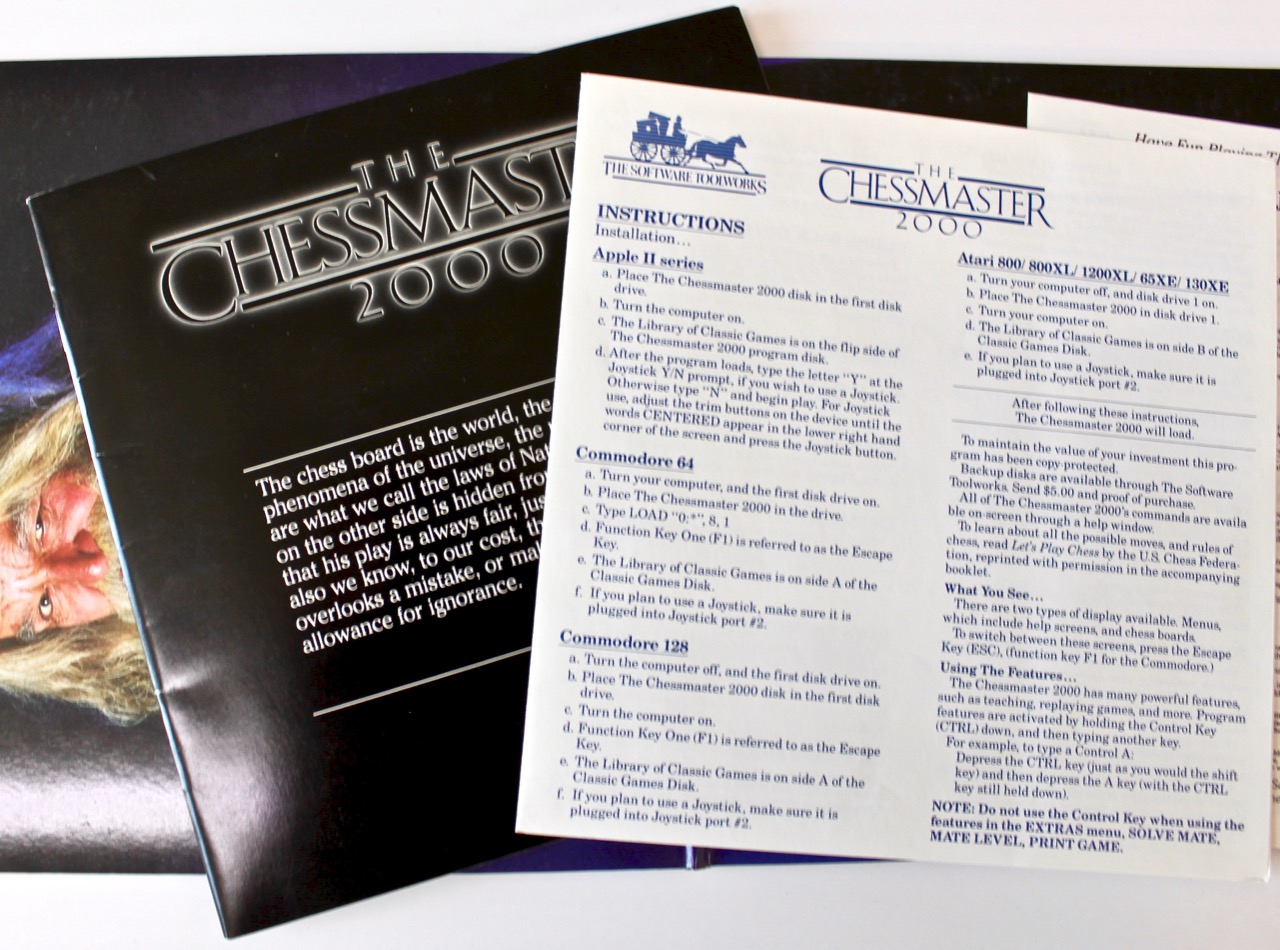 The Chessmaster 2000 by Software Toolworks