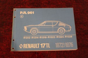  PR961 Renault 17TL R1312-R1314-R1318-R1322-R1324-R1328