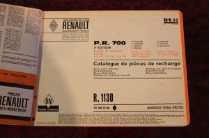  PR700 Renault R1130