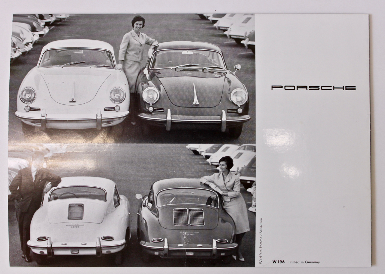 Porsche 356 B brochure (D) | Vintage Cars