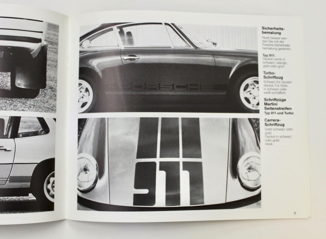 Porsche Accessories Zubehör brochure prospekt 1978 (#3)
